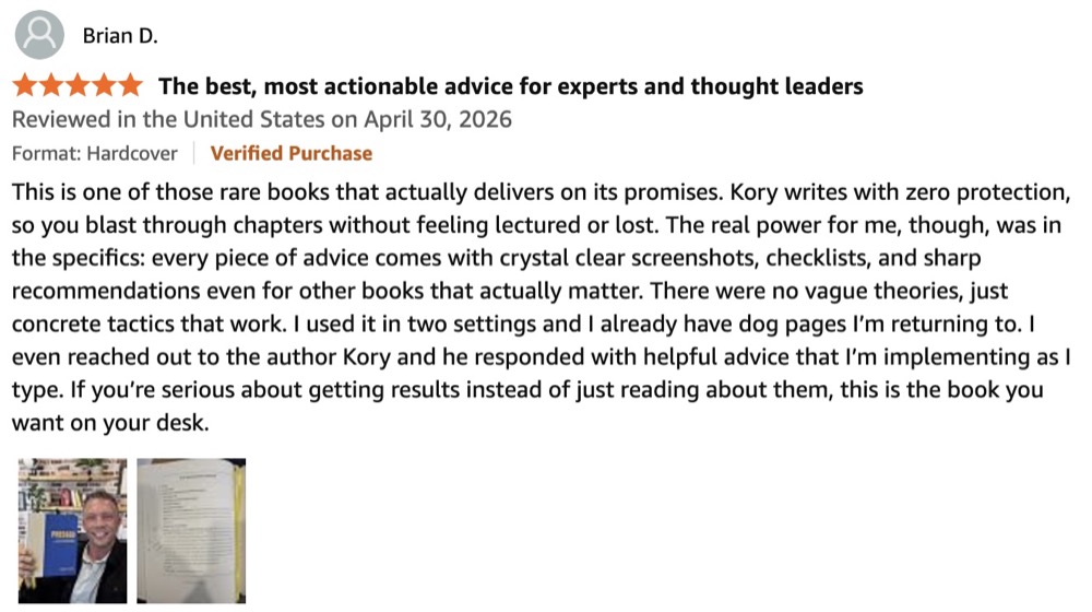Amazon review of Pressed by Brian D.